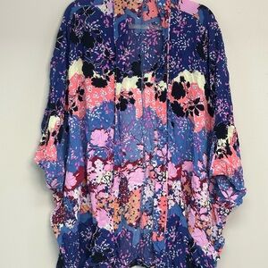 Victoria's Secret Multicolor Floral Kimono size medium large